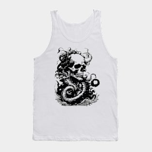 kraken skull Tank Top